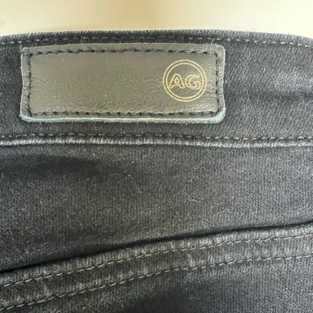 AG Adriano Goldschmied Midnight Blue Black Cigarette Jeans Womens size 24 Slim - Picture 10 of 12